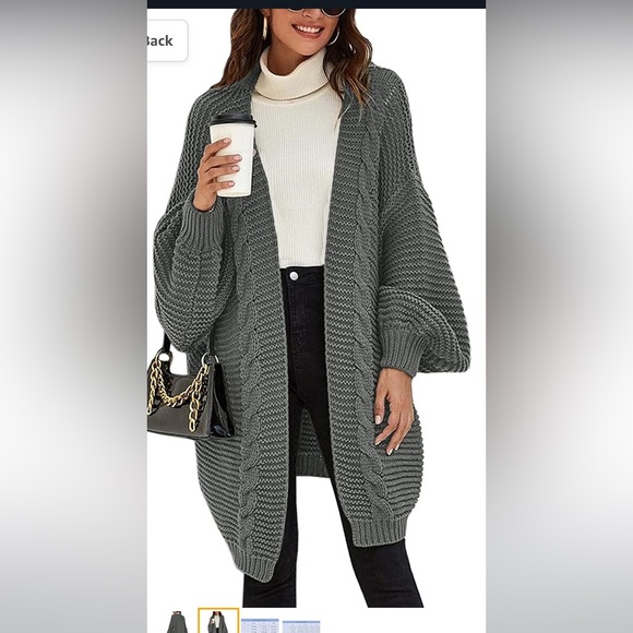 Women’s Open Long Cardigan NWT - Picture 1 of 2